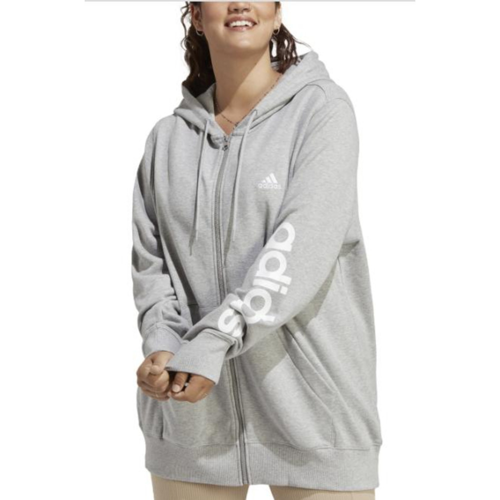 Adidas Cotton French Terry Logo Hoodie